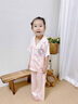 G.DUCKKIDS童裝女童睡衣夏季莫代爾卡通兒童短袖短褲兩件套洋氣女寶寶家居服 粉色KT 130 （建議身高120cm 8-9歲）cm 曬單實(shí)拍圖