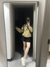 斯凱奇（Skechers）【成毅同款】2025新款男女款立領(lǐng)寬松梭織夾克舒適外套L325U020 榆木色/03EN L 曬單實拍圖