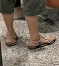 奧康（Aokang）男士涼鞋夏季戶外防滑厚底eva踩屎感開車兩用沙灘休閑涼拖男外穿 摩卡棕 40 -41 【適合39-40】 曬單實拍圖