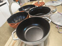 琺寶（staub） 琺瑯鍋平底無涂層鑄鐵鍋煲湯鍋具雙耳燉鍋輔食鍋電磁爐通用 南瓜鍋肉桂黃（銀色蓋鏑） 24cm 24cm 曬單實拍圖