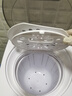 小鴨 6kg脫水機 迷你單筒甩干機 家用出租房公寓小型嬰兒甩干桶干衣機T60-108 白色 曬單實拍圖