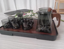 唐豐玻璃功夫茶具整套家用辦公室高檔簡(jiǎn)約耐高溫泡茶壺茶杯套裝帶茶盤 觀山方韻套組+長(zhǎng)方盤 曬單實(shí)拍圖