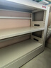 阿格貝貝鋼制書架矮書柜圖書館書架落地一體靠墻客廳家用多層組合收納置物 白色0.7m高主架二層1M寬旗艦版 曬單實(shí)拍圖