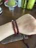 QMXD小葉紫檀手串女4mm細佛珠手鏈男士簡(jiǎn)約古風(fēng)小清新血檀木質(zhì)文禮物 手串 曬單實(shí)拍圖