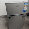 奧克斯小冰箱家用小型迷你冷藏冷凍兩用出租房宿舍用節能省電寢室辦公室電冰箱 【熱賣(mài)款 升級凈化去味】22A126DW銀 曬單實(shí)拍圖