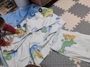南極人（Nanjiren）幼兒園被子六件套床上用品被子褥子全套一整套寶寶入園專用三件套 星球基建隊(duì) 【寶寶入園一站式購齊】 床笠款 3件套+1斤絲綿被+枕頭+1.5斤墊子 曬單實(shí)拍圖