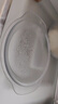 品喻（PINYU）玻璃雙耳透明玻璃碗帶蓋微波爐碗耐熱湯碗面碗沙拉碗泡面蒸蛋羹碗 曬單實拍圖
