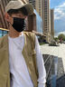 傾愛S925銀項鏈男啞鈴吊墜潮流簡約素鏈時尚鎖骨鏈七夕禮物送男友 曬單實拍圖