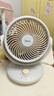 美的（Midea）【小型風扇】輕音臺式桌面空氣循環(huán)扇家用柔風電風扇宿舍辦公迷你臺扇落地扇空調(diào)伴侶 GAF18AD 曬單實拍圖