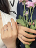 EothS925銀橡樹與木棉情侶戒指女生一對戒男活口情人節(jié)生日禮物送女友 【一對】樹與木棉情侶戒指+禮盒 曬單實(shí)拍圖