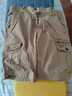 東方駱駝（EASTERN CAMEL）工裝短褲男休閑五分褲男春夏季中褲薄款大口袋褲子男 卡其 34  曬單實(shí)拍圖