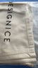 迪賽尼斯（DESIGNICE）2024年秋季新款通勤風(fēng)寬松純棉闊腿褲米白高腰牛仔褲女 米白 M 曬單實(shí)拍圖