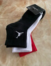 耐克襪子Nike Air Jordan男子AJ籃球襪中低幫運(yùn)動(dòng)襪子 3雙毛巾底SX5544-011 L 曬單實(shí)拍圖
