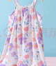 俞兆林（YUZHAOLIN）女童睡裙兒童睡衣小女孩吊帶裙家居服中大童衣服童裝 花朵吊帶 曬單實(shí)拍圖