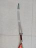 旋龍武術(shù)刀表演刀太極刀練功花刀單刀未開刃訓(xùn)練女士軟刀響刀兒童競賽 65cm軟響刀+刀彩(身高1.5-1.6) 曬單實拍圖