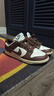 耐克（NIKE）女子運(yùn)動(dòng)鞋復(fù)古板鞋 DUNK LOW DD1503-124 36.5 曬單實(shí)拍圖