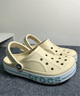 卡駱馳crocs洞洞鞋貝雅卡駱班輕便耐磨一腳蹬休閑鞋|205089 冬日白/彩色-1LI 39 (240mm) 曬單實拍圖