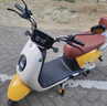 立馬電動摩托車MINI 80公里長續(xù)航1200W電機60V20Ah鉛酸電池外賣家用舒適出行電動車 檸檬密黃 曬單實拍圖
