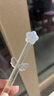 嫚熙（EMXEE）E5嬰兒牙刷嬰幼兒乳牙刷0-1歲寶寶硅膠軟毛刷舌苔口腔清潔器 安格白2支 曬單實(shí)拍圖