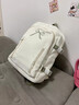 卡帝奢書(shū)包女初中生簡(jiǎn)約百搭少女背包小眾設計2025新款大學(xué)生電腦包旅行 米白色大號+云朵掛件 曬單實(shí)拍圖