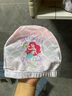 迪士尼兒童泳帽男女童不勒頭防曬布料可愛(ài)卡通長(zhǎng)發(fā)游泳D71974漸變美人魚 曬單實(shí)拍圖