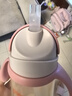 安配適配貝親吸管杯配件第三代嬰兒奶瓶重力球直飲兒童學(xué)飲杯轉換頭 奶瓶水杯蓋帶手柄+重力球-氣質(zhì)紫 曬單實(shí)拍圖
