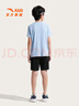 安踏兒童裝運動(dòng)套裝男童短袖T恤短褲兩件套夏套裝A52527713 曬單實(shí)拍圖