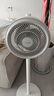美的（Midea）【暴風(fēng)循環(huán)】空氣循環(huán)扇大風(fēng)量搖頭電風(fēng)扇家用臺(tái)式落地扇輕音臥室節(jié)能小風(fēng)扇柔風(fēng)輕羽扇 FGA24TQ 曬單實(shí)拍圖
