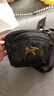 ARC'TERYX始祖鳥 MANTIS 1 WAIST PACK 便攜 男女同款 腰包 24K BLACK/黑色 均碼 曬單實(shí)拍圖