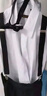 羅蒙男童禮服夏季兒童畢業(yè)演出服幼兒園背帶褲花童 黑色套裝 130 曬單實(shí)拍圖