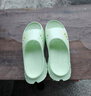 Saucony索康尼【明星同款】搖籃2代運(yùn)動(dòng)拖鞋男女夏季厚底拖鞋跑后放松 淺綠12 37 曬單實(shí)拍圖