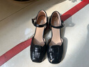 KISSCAT接吻貓涼鞋女夏季新款瑪麗珍復(fù)古豬籠鞋高跟涼鞋KA54319-10 黑色 38 曬單實拍圖