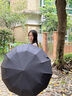 愛(ài)上雨全自動(dòng)防回彈雨傘晴雨兩用傘防曬防紫外線遮陽(yáng)傘便攜式太陽(yáng)傘新款 【加強(qiáng)96骨雙骨】經(jīng)典黑-機(jī)械柄 曬單實(shí)拍圖