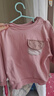 巴厘小豬兒童衛(wèi)衣秋款男童休閑上衣嬰幼兒外出衣服女童卡通衛(wèi)衣 櫻粉 100 cm 曬單實(shí)拍圖