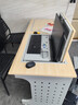 世紀兆輝翻轉電腦桌電教室學(xué)習桌翻轉桌多媒體機房會(huì )議隱藏式電腦桌 雙人 曬單實(shí)拍圖