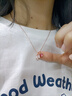 周大金 CHOW TAI KING輕奢鉆石小狗手鏈女生高端鑲鉆項鏈七夕情人節(jié)生日禮物送女友老婆 鉆石小狗套裝【順豐+刻字】 曬單實(shí)拍圖