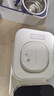 美的（Midea）雙子座分區(qū)洗衣機 迷你小型全自動內衣褲襪臺式波輪 高溫煮洗除菌除螨 小巧不占地一鍵筒自潔 新升級-銀離子雙桶分區(qū)洗MNB7VA1E 曬單實拍圖