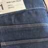 無(wú)印良品 MUJI 男式 彈力 牛仔 修身褲 褲子 長(zhǎng)褲 休閑褲丹寧回潮AEA06A2S 深藏青色 30inch 曬單實(shí)拍圖