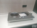 美的（Midea）電磁爐 家用嵌入式電磁灶磁陶雙灶 臺(tái)式雙頭電磁灶電陶爐家用電灶臺(tái)雙灶電磁爐灶 【左電右陶】MC-DZ35AT09P 曬單實(shí)拍圖