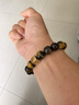 央創(chuàng)時尚【中國黃金授權(quán)】貔貅男士銀手鏈男足銀手串生日禮物送男生 質(zhì)感足【虎眼石】足銀貔貅手串 曬單實(shí)拍圖