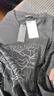 VERSACE JEANS COURTURE范思哲衣服社會精神小伙短袖T恤夏季網(wǎng)紅新款同款瓦薩其短袖 黑色 范思哲 2XL 范思哲 曬單實(shí)拍圖