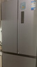 美的（Midea）417法式多門(mén)四開(kāi)門(mén)嵌入式60CM超薄一級雙變頻智能家用電冰箱MR-417WFPE流蘇銀國家補貼20% 曬單實(shí)拍圖