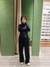 蕉下（beneunder）速干直筒褲女士運(yùn)動休閑長褲子通勤冰絲防曬褲DS849 25春夏新款 曬單實(shí)拍圖