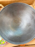 蘇鉑仕老式雙耳炒鍋傳統(tǒng)生鐵無(wú)涂層加厚鑄鐵圓底尖底家用柴雞大鐵鍋 40cm口徑（無(wú)鍋蓋+鍋刷+鍋耳套） 曬單實(shí)拍圖