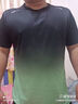 DESSO唐獅集團(tuán)短袖T恤男夏季半袖冰絲透氣圓領(lǐng)寬松打底衫 白黑 XL 曬單實(shí)拍圖