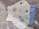 G.DUCKKIDS小黃鴨女童套裝夏裝2025新款兒童服裝女寶寶衣服輕薄透氣兩件套潮 藍(lán)色 90 cm 曬單實拍圖