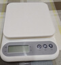 廚房電子稱家用小型克稱精準(zhǔn)烘焙食物稱高精度食品電子稱克數(shù)稱重 ABS面白色電池款1個(gè) 曬單實(shí)拍圖