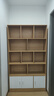 金祿緣簡(jiǎn)易書(shū)柜多層靠墻辦公室客廳收納柜家用置物架學(xué)生木柜子落地書(shū)架 【升級加厚】3門(mén)田園橡木100公分分 新升級加厚加深版 30公分分深度 曬單實(shí)拍圖