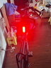 西騎者（West Biking） 自行車尾燈高亮夜間后警示尾燈山地車可充電強光夜騎燈閃光燈 黑色高亮尾燈 曬單實拍圖