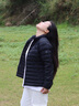 波司登（BOSIDENG）25新款90鵝絨輕薄羽絨服女短款立領(lǐng)輕量保暖外套B250131046 黑色|8056 M 165/88A 體重約110-120斤 曬單實(shí)拍圖